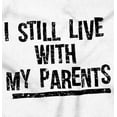 thumbnail image 2 of Still Live With My Parents Single Plus Size Long Sleeve Graphic Tee Shirt Brisco Brands 3X, 2 of 5