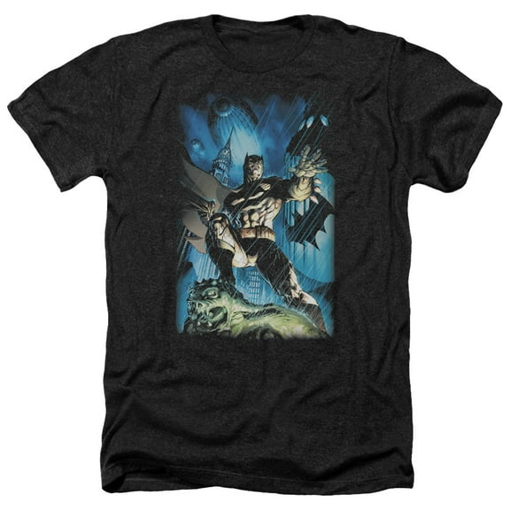 Batman - Stormy Dark Knight - Heather Short Sleeve Shirt - X-Large
