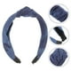 thumbnail image 4 of Diadema vaquera anudada para mujer Diadema vaquera con nudo Accesorio para el cabello para mujer, 4 of 6