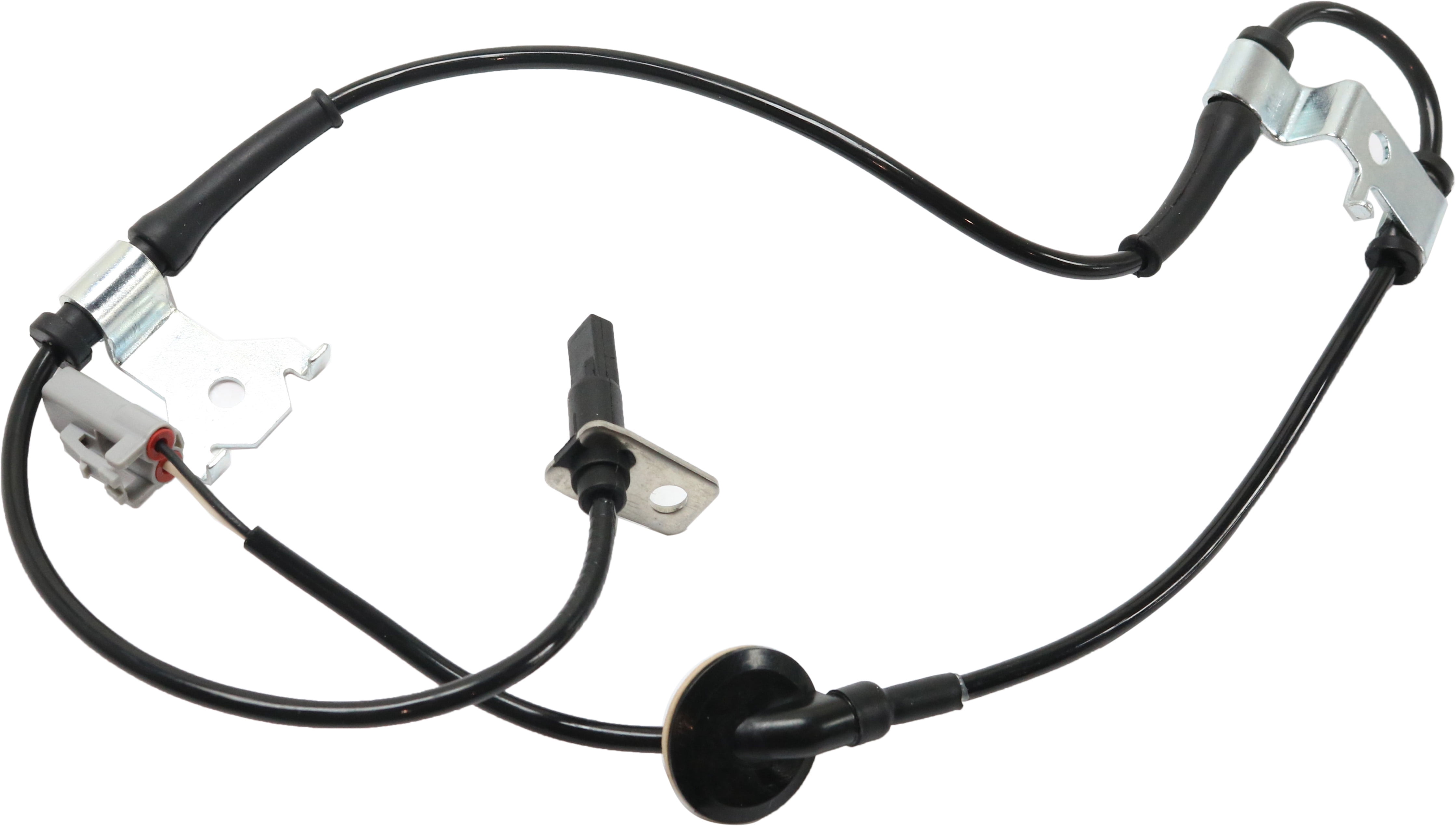 ABS Speed Sensor Compatible with 2006-2013 Suzuki Grand Vitara Front, Driver Side 4 Cyl 2.4L Male Connector Blade type 2-Prong Terminal