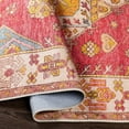 thumbnail image 3 of Hauteloom Anopog Living Room, Bedroom Machine Washable Area Rug - Traditional - Pink, Mustard, Denim - 2' x 2'11", 3 of 8