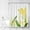 Yellow, variant on Calla Lily Flower Shower Curtain Beautiful Romantic Spring Flourishing White Fresh Spring Creative Plant Fabric Bathroom Curtains Decor Set with Hook(72" WX72 H)