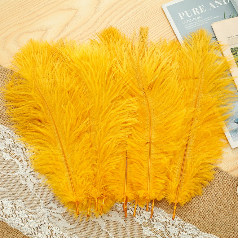 Gold Glittered Feather Thanksgiving Name Cards - Make Life Lovely