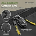 thumbnail image 7 of Arksen 21.5 Cubic Feet Waterproof Roof Top Luggage Storage Bag Heavy Duty Car Carrier Rooftop Bag W/ 10 Reinforced Straps, External Anti-slip Mat, 6 Door Hooks, For All Vechicles With/Without Rack, 7 of 7