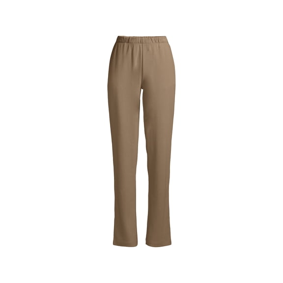 Lands' End Women's Petite Sport Knit High Rise Elastic Waist Pants