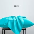 thumbnail image 4 of King Pillowcases Set of 2, 100% Brushed Microfiber, Soft and Cozy, Wrinkle, Fade, Stain Resistant with Envelope Closure, 20"x 36", Blue, 4 of 7