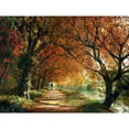 thumbnail image 1 of Kit de pintura por números, lienzo de árbol de río DIY, cuadro de arte al óleo, decoración de pared para el hogar, 1 of 9