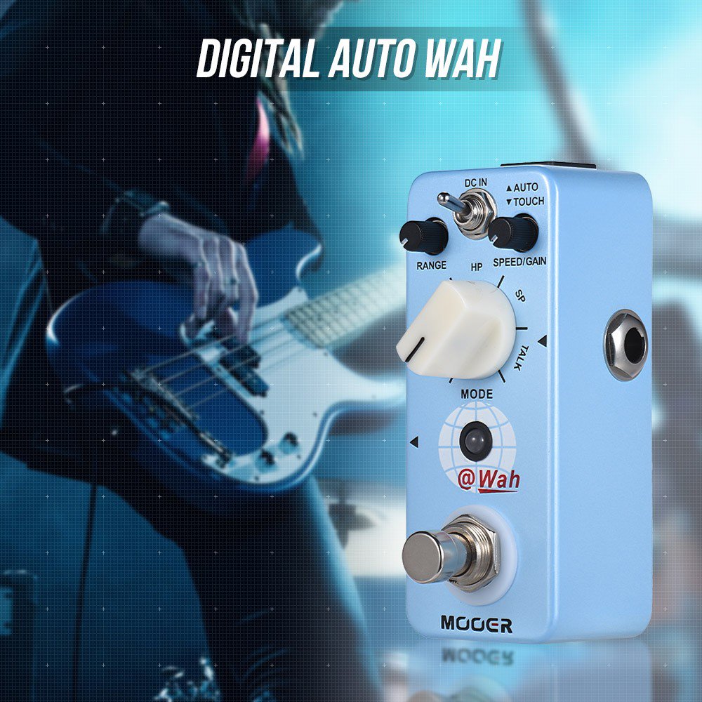 Mooer Wah Digital Auto Wah Guitar Effects Pedal True Bypass LP/BP/HP