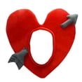 thumbnail image 3 of Funny Red Heart Hat Cartoon Photo Prop Headgear Disfraz Head Warm Cover Headwear Diadema para , niñas, Valentín, Disfraces Macarena Escucha eso, 3 of 6