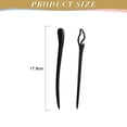 thumbnail image 2 of 2 uds palillo de pelo de madera para horquilla de pelo para mujeres pelo largo, horquilla para mujeres niñas accesorio para el cabello MFZFUKR BST3008910-5, 2 of 6