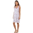 thumbnail image 4 of Casual Nights Women's Poly Cotton Sleeveless Nightgown Chemise, 4 of 4