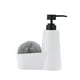 thumbnail image 1 of Dispensador de jabón de resina y ABS de 1 pieza para baño, cocina, blanco TUNC Sencillez, 1 of 3