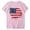 Pink, variant on Sexlip Womens Swimsuit Set Dripping Flag Print Cover Up Design Crew Neck Short Sleeve Loose Silhouette Soft Fabric for Summer Water Activities Red XXL