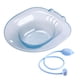 thumbnail image 1 of Asiento de inodoro con bidé para mujer, lavabo, lavabo profundo para baño, para hotel y viajes. azul un, 1 of 9