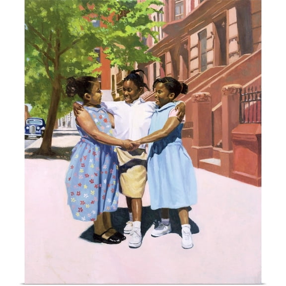 Great BIG Canvas | Rolled Colin Bootman Poster Print entitled Friends, 2001