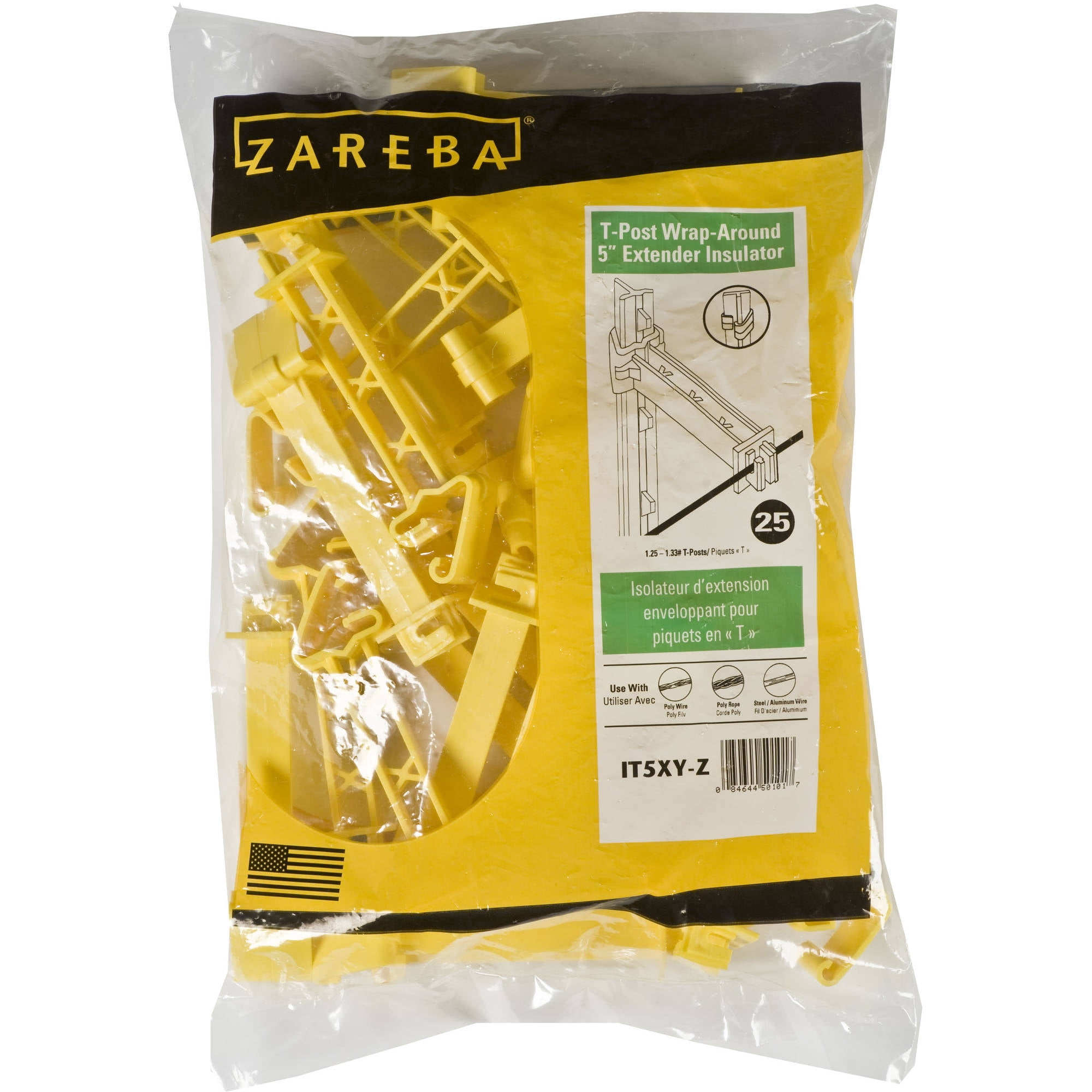 Zareba Yellow 25-Pack Screw-on Insulator