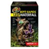 Zoo Med 097612910247 Reptirapids Led Waterfall Wood Reptile Decor, Medium