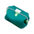 thumbnail image 4 of Silicone Lunch Box Make Up Pouch Microondas Bolsa de tocador Contenedor de almacenamiento de alimentos plegable Caja de bento para viajar RV Oficina Verde oscuro, 4 of 8