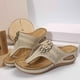 thumbnail image 4 of MKLEKYY Sandalias Plataforma Sandalias Casuales Cómodas para Mujer, Chanclas Transpirables de Punta Abierta Con Tacón de Cuña para Uso Diario En Primavera, Verano y Otoño., 4 of 4