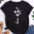 thumbnail image 2 of Camiseta De Mujer Con Estampado De Mariposa De Diseño Simple , Manga Corta , Ropa Gao Jiahui  unisex, 2 of 2