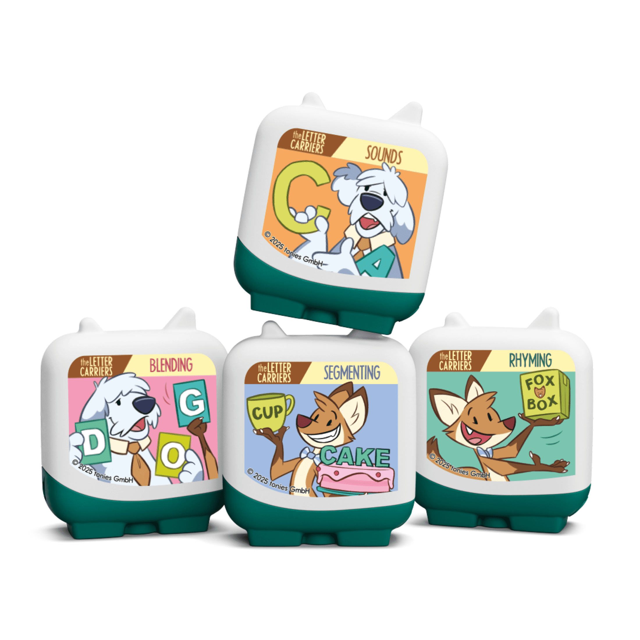tonies The Letter Carriers Clever Set, 4 Pack, Age Group 5+