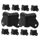 thumbnail image 5 of CHICHUMID 10Ud Protector De Esquinas Para Parlantes De Hierro Color Negro Anti-Colisión Retro Duradero, 5 of 8