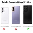 thumbnail image 2 of Funda VEGO para Samsung Galaxy S21 Ultra 5G de 6,8 pulgadas, color negro, 2 of 7