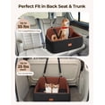 thumbnail image 3 of Asiento de coche para perros Petcozife para perros grandes y medianos de menos de 25 kg, 3 of 9