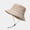 Khaki, variant on Cotton Solid Color Bucket Hat Fisherman Hat Outdoor Travel Sun Cap For Men And Women 188