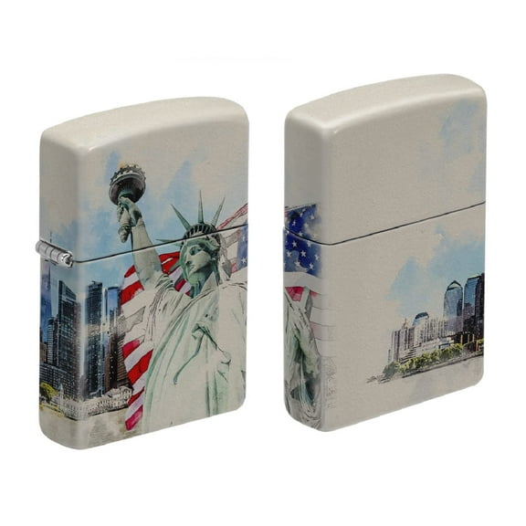 Zippo Lighter-USA City and States Windproof Lighter (NY Statue of Liberty #Z6012)