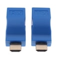 thumbnail image 2 of 30m Extender TX + RX 1080P Sobre Ethernet Transmitir y Receptor-Azul CUTICAT ABS  Extensor de red, 2 of 8