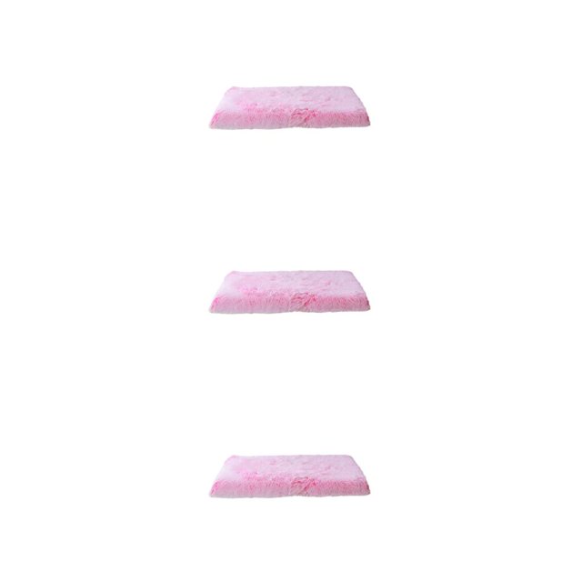 Thinsony Lit pour Chien Adapté à Toutes les Races Rapport Qualité-Prix Facile à Nettoyer Coussin pour Animaux de Compagnie en Polyester Durable Rose Blanc S 40 * 30 * 5cm 3Set