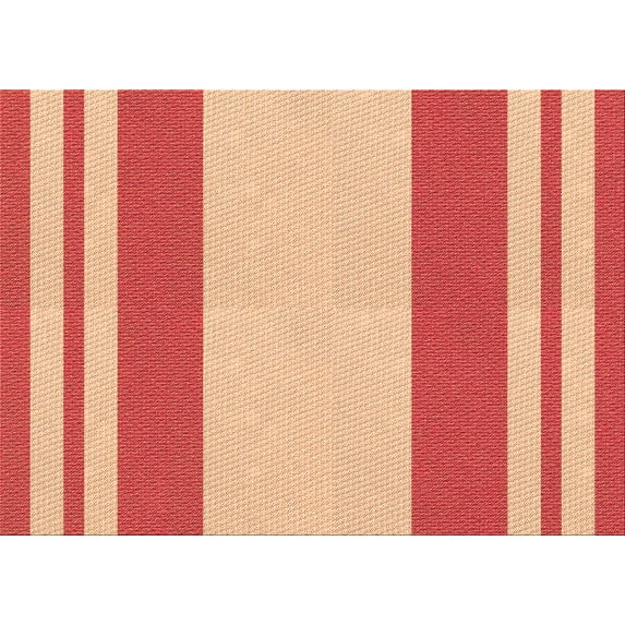 Ahgly Company Indoor Rectangle Patterned Macaroni and Cheese Yellow Area Rugs, 7' x 9'