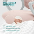 thumbnail image 2 of Yangming Ergonomic Office Chair, Mid Back Mesh Desk Chair with Lumbar Support for Home Office, Pink, 2 of 10