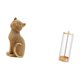 thumbnail image 5 of Figura de escritorio,Estatua de gato,linda decoración para estante o escritorio,Soporte para pajitas,Dispensador de pajitas de acrílico para mostrador,Organizador de pajitas para, 5 of 8