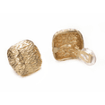 thumbnail image 4 of Yoursfs Large Chunky Gold Clip on Earrings for Women Gold Plated Textured Half Hoop Thick Clip Earrings Non Pierced Ears Fashion Prom Wedding Jewelry, 4 of 6
