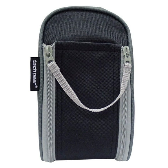 Tech Gear Double Zipper Pencil Case