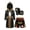 Red&Gold, variant on Jhaoyu Boys 3 Piece Boxing Tracksuit Satin Robe with Shorts Punching Exercise Gloves Set Blue&Gold 10