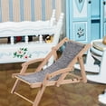 thumbnail image 4 of OUNONA Beach Chair Decorations Interior Decor Wooden 2PCS, 4 of 6