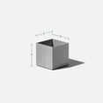 thumbnail image 4 of Veadek Geo Series Cube 5" Planter - Gray, 4 of 8