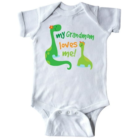 

Inktastic My Grandmom Loves Me Grandson Gift Gift Baby Boy Bodysuit