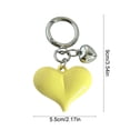 thumbnail image 3 of 1 llavero con forma de corazón, adorno para bolso. Regalo de San Valentín, colgante de plástico., 3 of 7