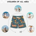 thumbnail image 6 of joogoo Boys Swim Trunks Cartoon Dachshund Dogs Beach Board Shorts Drawstring Swimsuit 3T, 6 of 6