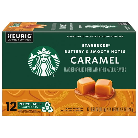 Starbucks Caramel Light Roast Coffee Pods 12ct/4.2oz - Pack of 2