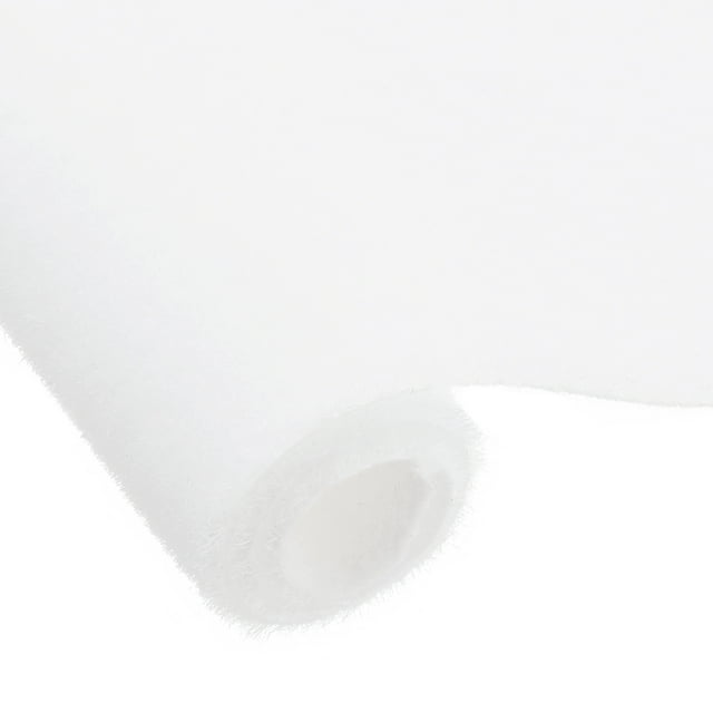 Uxcell 2pcs Artificial Grass Mat Small Realistic Fake Turf for Garden Lawn Decoration Model White 3" x 10"