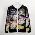 thumbnail image 4 of Demon Slayer Zip Up Hoodies Unisex Realistic 3D Print Sweatshirt Long Sleeve Hooded Jacket Coat M, 4 of 8