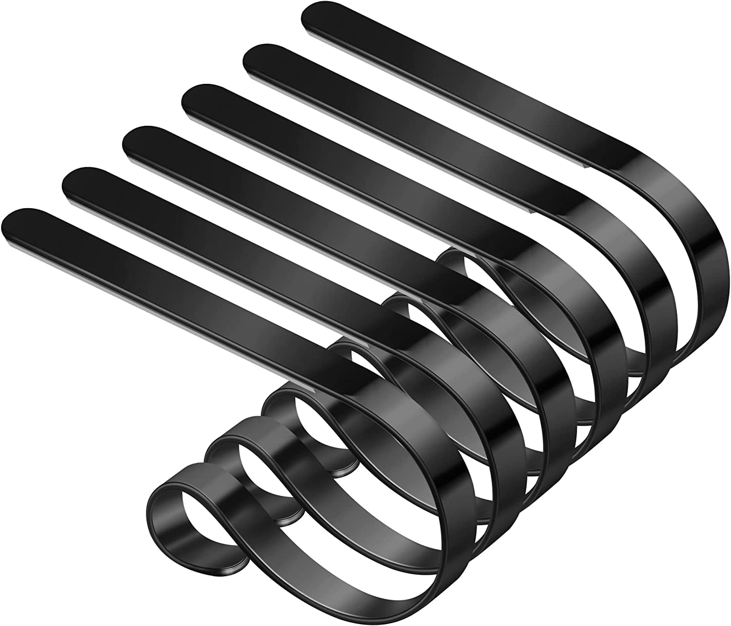 6 Pack Christmas Stocking Holders NoSlip Stocking Hangers Adjustable