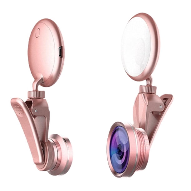 Luz Regulable, Rotación De 360 Grados, Luz De Relleno Led, Lente, Carga Usb, Artefacto Para Selfie Para Maquillaje, Transmisión En Vivo, Mentira Plana Advancent HA045038-02