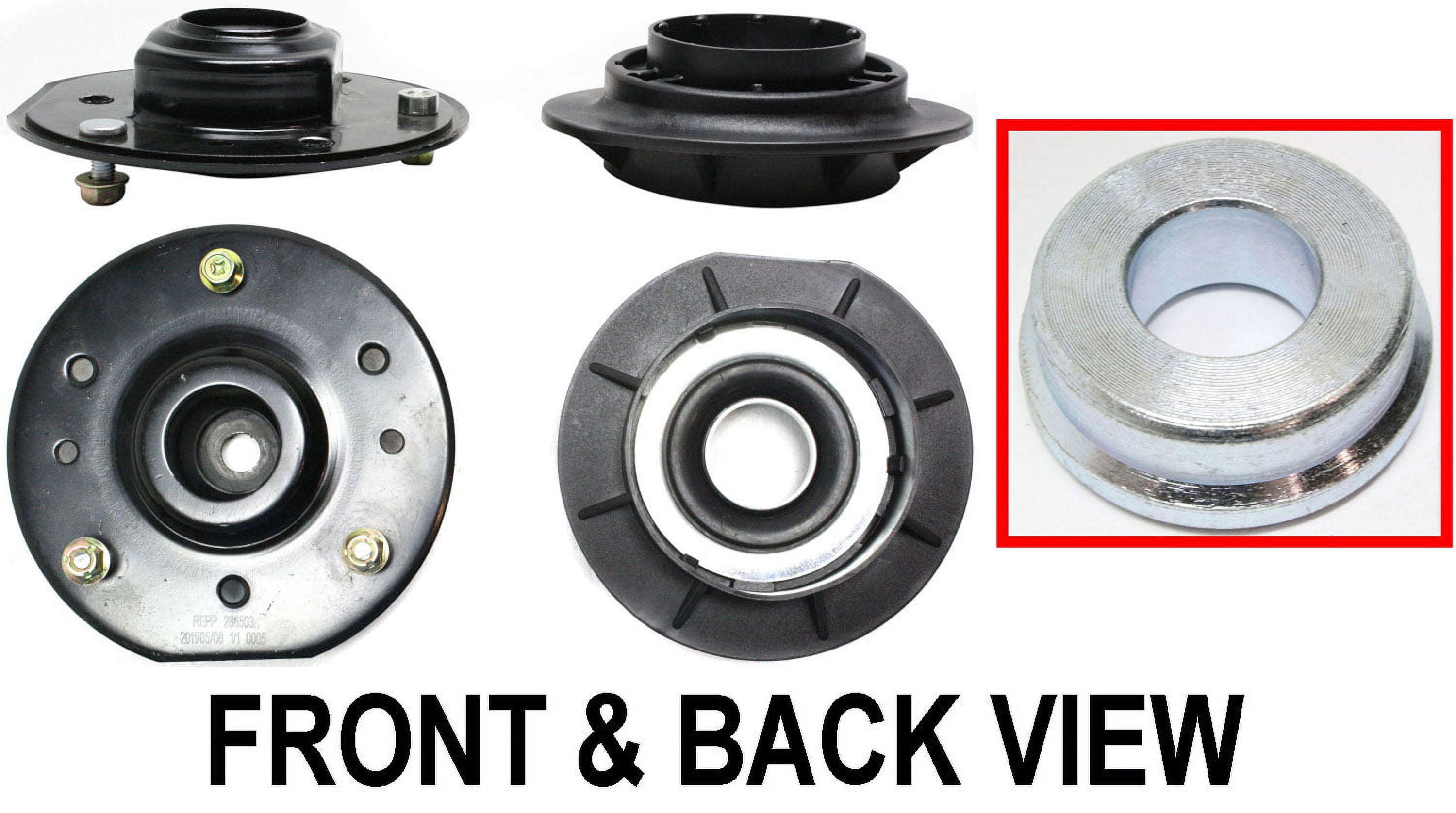 Shock and Strut Mount Compatible With 1999-2005 Chevrolet Cavalier 2002-2005 Saturn Vue 4Cyl 6Cyl 2.2L 2.4L 3.0L 3.5L Front, Left Driver or Right Passenger Sold individually