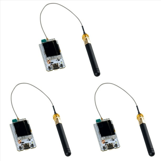 3X Placa de Desarrollo Heltec Meshtastic LoRa32 V3 863-928MHZ SX1262 Pantalla OLED de 0,96 Pulgadas BT WIFI ESP32 Lora Kit